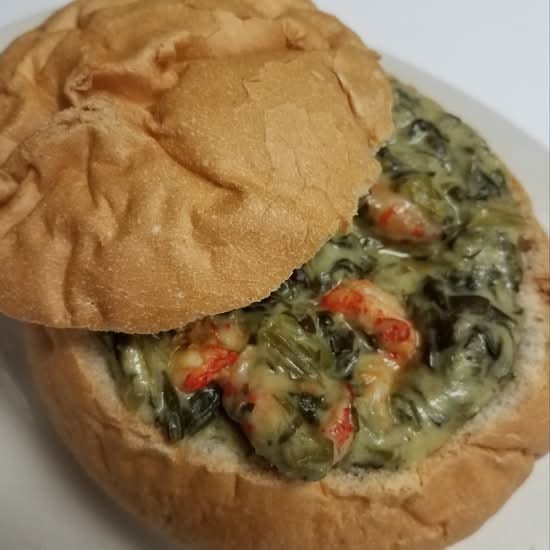 Spinach & Artichoke Bread Bowl.