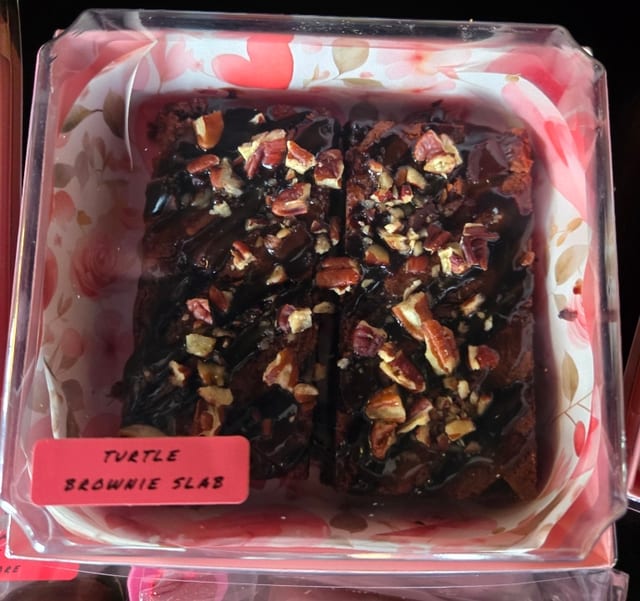 Turtle Brownie slab